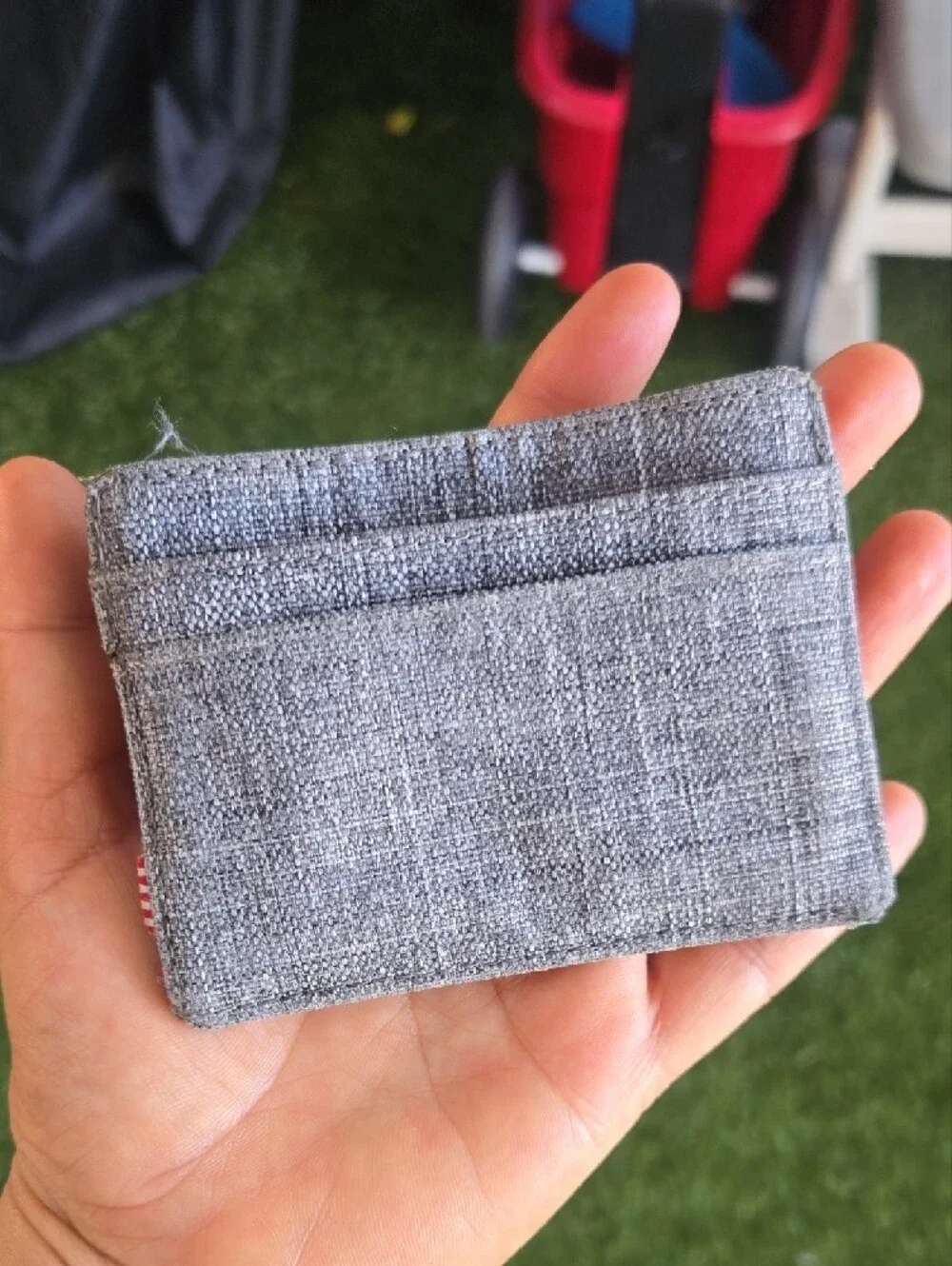 Herschel Supply Company Grey Textured Card Sleeve Wallet